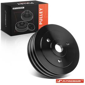 A-premium 8849bk A-premium Black Aluminum Swp Triple Grooves Crankshaft Pulley For Bbc Chevy V8