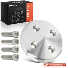 A-premium 8863 Machined Aluminum Swp Water Pump Nose Cone Pulley Cover For Chevy Sbc 1955-1968