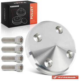 A-premium 8864 Machined Aluminum Lwp Water Pump Nose Cone Pulley Cover For Chevy Sbc 69-85