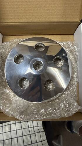 A-team Hrc516264 Power Steering Pulley For Gm Saginaw Type Ii Pumps Polished Non Key