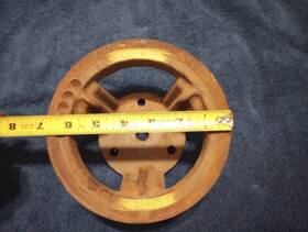 Acme C-4055 Crank V8 Engine Harmonic Balancer Pulley. Single Groove V-belt #c-4055