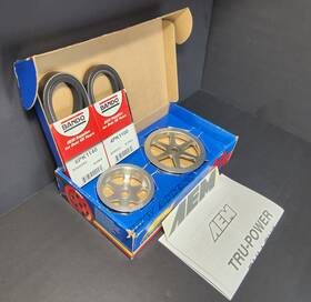 Aem 23-7018c Performance Aluminum Light Weight Pulley Set F22b F22b1 F23a1 F23a4 F23a5