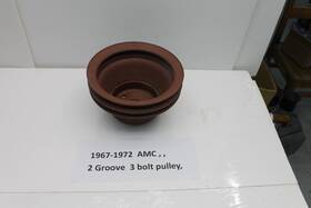 Amc 4487181 67 - 72 V8 Amx Javelin Crankshaft Pulley 290-304-343-360-390-401 Primed