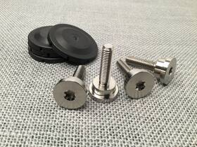 Apkonnect Apk-001.3 Apk 07-15 Mercedes-amg M156 Titanium Idler Pulley Bolts Covers 3x