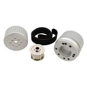 Assault Racing Products Bp2252 Sbc Billet Aluminum Gilmer Belt Drive Pulley Kit 305 350 400