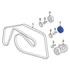 Audi Oe 059903341h For Q7 2009-2015 Accessory Drive Belt Idler Pulley