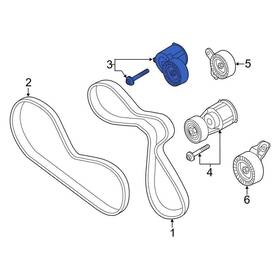 Audi Oe 07k903315t For Tt Rs Quattro 12-13 Accessory Drive Belt Tensioner Assembly