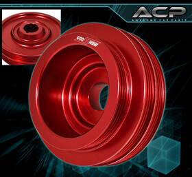 Awesomecarparts Cp-002rd-687-u8 For Honda Civic Integra Crx Del Sol B16 B18 B20 Light Weight Crank Pulley Wheel