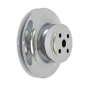 Benefi-mall 8970 Ford Water Pump Pulley Single 1 Groove Steel Chrome 260 289 302 351w 1965-1969
