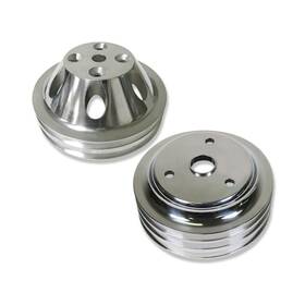 Bestparts Bestparts-hj-487-488 Chrome Aluminum Upper Water Pump 2 Groove And Crankshaft 3 Pulley Ki