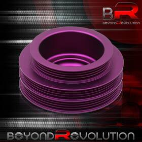 Beyond Revolution Cp-002pr-862-p3 For Honda Acura B16a Light Weight Aluminum Underdrive Crank Pulley Wheel Purple