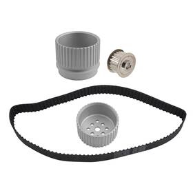Bfo 0g5ro3 Billet Aluminum Gilmer Belt Drive Pulley Kit For Small Block Chevy Sbc 283 Lwp