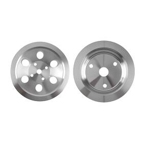 Bfo 0z4237 2&3 Groove Pulley For Chevy Sb 265 283 305 327 350 400 Long Pump Kit Aluminum