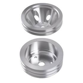 Bfo 12liwu 2/3 Groove Crankshaft Pulley For Chevy Small Block 265-400 V8 Long Water Pump