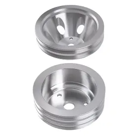 265-400 Bfo 12liwu 2/3 Groove Crankshaft Pulley For Chevy Small Block V8 Long Water Pump