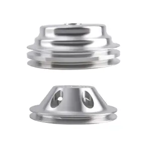 265-400 Bfo 1f4y87 1/2 Groove Crankshaft Pulley Kit For Chevy Small Block V8 Lwp V Belt 265-400 Bfo 1f4y87 1/2 Groove Crankshaft Pulley Kit For Chevy Small Block V8 Lwp V Belt