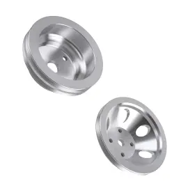 265-400 Bfo 6mg89j 1/2 Groove Pulley Set For Chevy Small Block V8 Long Water Pump Aluminum