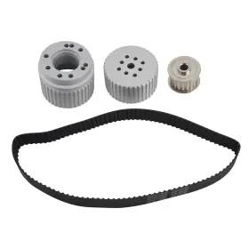 283-350 Bfo 6vzfsq Billet Aluminum Pulley Kit Replacement Fit For Chevy Sbc Engines