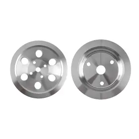 265-400 Bfo 7q6fxg Crankshaft And Water Pump Pulley For Chevy Small Block V8 Lwp 2/3 Grooves