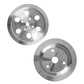 Bfo 9jxkpg 2&3 Groove Pulley For Chevy Sb 265 283 305 327 350 383 400 Long Lwp Aluminum