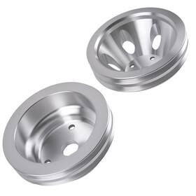 Bfo Canrl4 Double Groove Pulley Kit For Chevy Sbc 265 283 305 327 350 V8 Lwp Aluminum