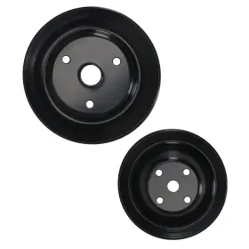 262-400 Bfo Ia2m39 2/3 Groove Water Pump Pulley Kit For Chevy Sbc V8 Lwp Direct Fit