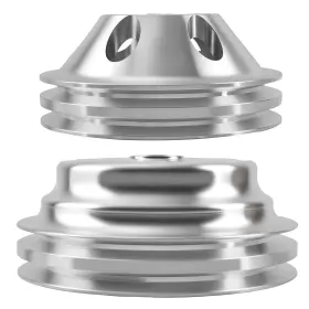265-400 Bfo Ise825 2 Groove Pulley System For Chevy Small Block Sbc V8 Lwp Kit Aluminum