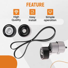 Bfo Jlopu7 Belt Tensioner And Idler Pulley V-ribbed Kits For Kia Rondo L4 2.4l 6pk2125