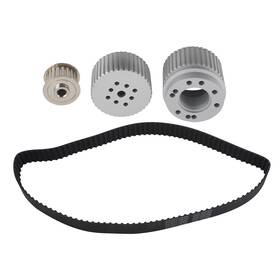 Bfo Mu8di6 Sbc Small Block Chevy Billet Aluminum Gilmer Belt Drive Pulley Kit For 287 305