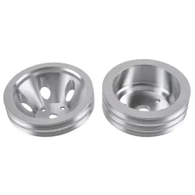 Nijmy2 Bfo 2&3 Groove V Belt Pulley For Chevy Small Block 265 283 305 327 350 383 400 Lwp