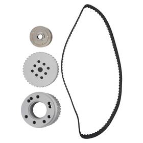 Bfo O0sfwu Long Water Pump Billet Gilmer Belt Kit For Small Block Chevy 283 305 327 350 400