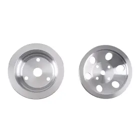 P2os76 Bfo Crankshaft Water Pump Pulley For Chevy Sbc 265 283 305 327 350 383 400 Lwp