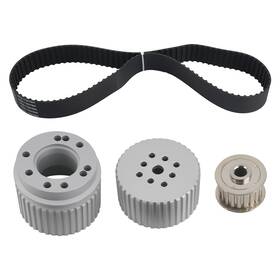 Bfo Pf143g Billet Aluminum Gilmer Belt Drive Pulley Kit For Small Block Chevy Sbc 327 Lwp