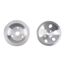 Bfo Pjsn7a 1/2 Groove Water Pump Pulley For Chevy Sbc 265-400 327 350 383 V8 Lwp Aluminum