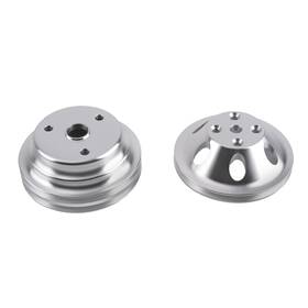 Bfo Pkm98e Single / Double Groove Pulley Set For Chevy Small Block 265-400 V8 Lwp Engine