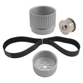 Bfo Qz31pi Billet Aluminum Gilmer Belt Drive Pulley Kit For Small Block Chevy 305 350 Lwp