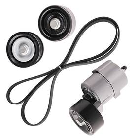 Bfo U3hosp Belt Tensioner And Idler Pulley V-ribbed Kit For Hyundai Santa 252122g760