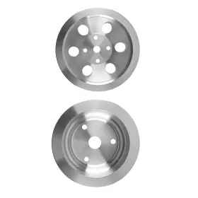 265-400 Bfo Upqy7t Double Groove V-belt Pulley Kit For Chevy Small Block V8 Lwp