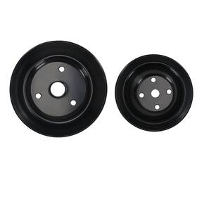 Bfo X3h2qs 2/3 Grooves Crankshaft Pulley For Chevy 262-400 Sbc Long Water Pump Direct Fit