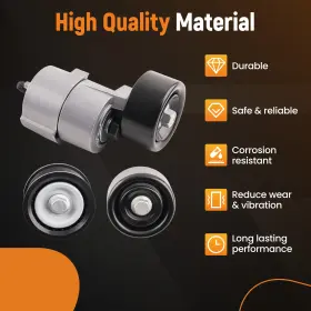 X5e2yv Bfo Belt Tensioner And Idler Pulley V-ribbed Kit For Hyundai Santa Fe L4 2.4l