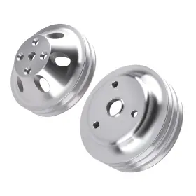 Y6h5iv Bfo 2&3 Groove Pulley For Chevy Sb 265 283 305 327 350 383 400 Long Lwp Aluminum
