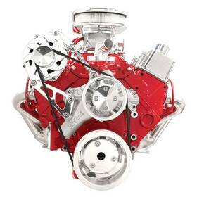 Billet Specialties Fm2110pc - Serpentine Conversion Kit With Top Mount