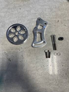 Billet Specialties Inc. 12320 Polished P/s Pump Bracket And Pulley Bbc Short Wp
