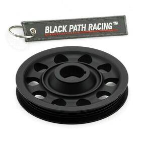 Black Path 13780 For 1999-2000 Civic Ek Ej B16b Type R Lightweight Underdrive Crankshaft Pulley