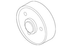 Bmw 11-51-8-591-892 Genuine Pulley