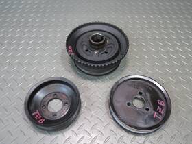 Bmw 1739527 96-99 E36 318ti 1.9l M44 Water Power Steering Pump Crankshaft Pulley Set Oem