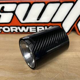 Bmw 18302355889 M Performance Carbon Fiber Exhaust Tip 66mm In 89mm Out