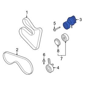Bmw Oe 11287545296 For X5 2007-2010 Accessory Drive Belt Tensioner Assembly