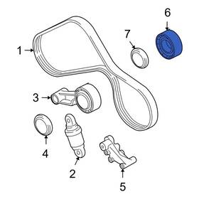 Bmw Oe 11287841531 For M3 2011-2013 Accessory Drive Belt Idler Pulley