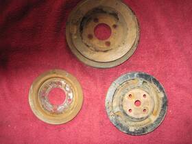Cadillac 1602546 Deville 472 Cast Crank Water Pump Pulleys Balancer